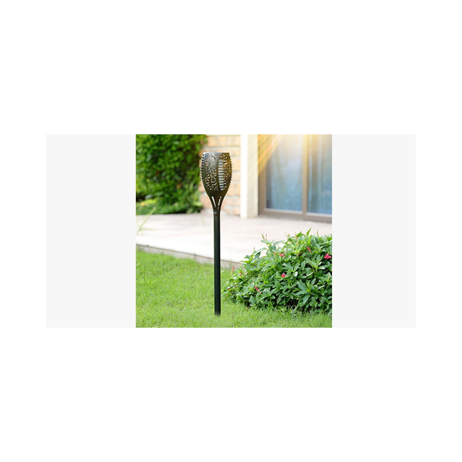 Solar Flame Flickering Lamp Torch