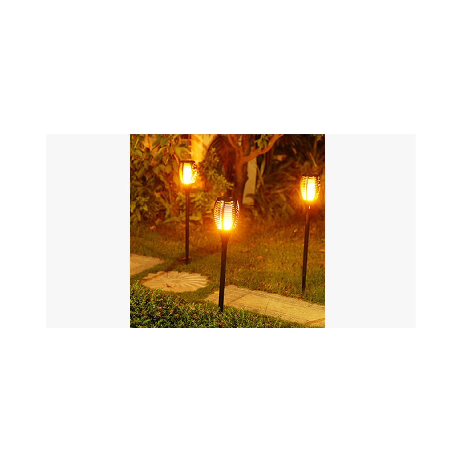 Solar Flame Flickering Lamp Torch
