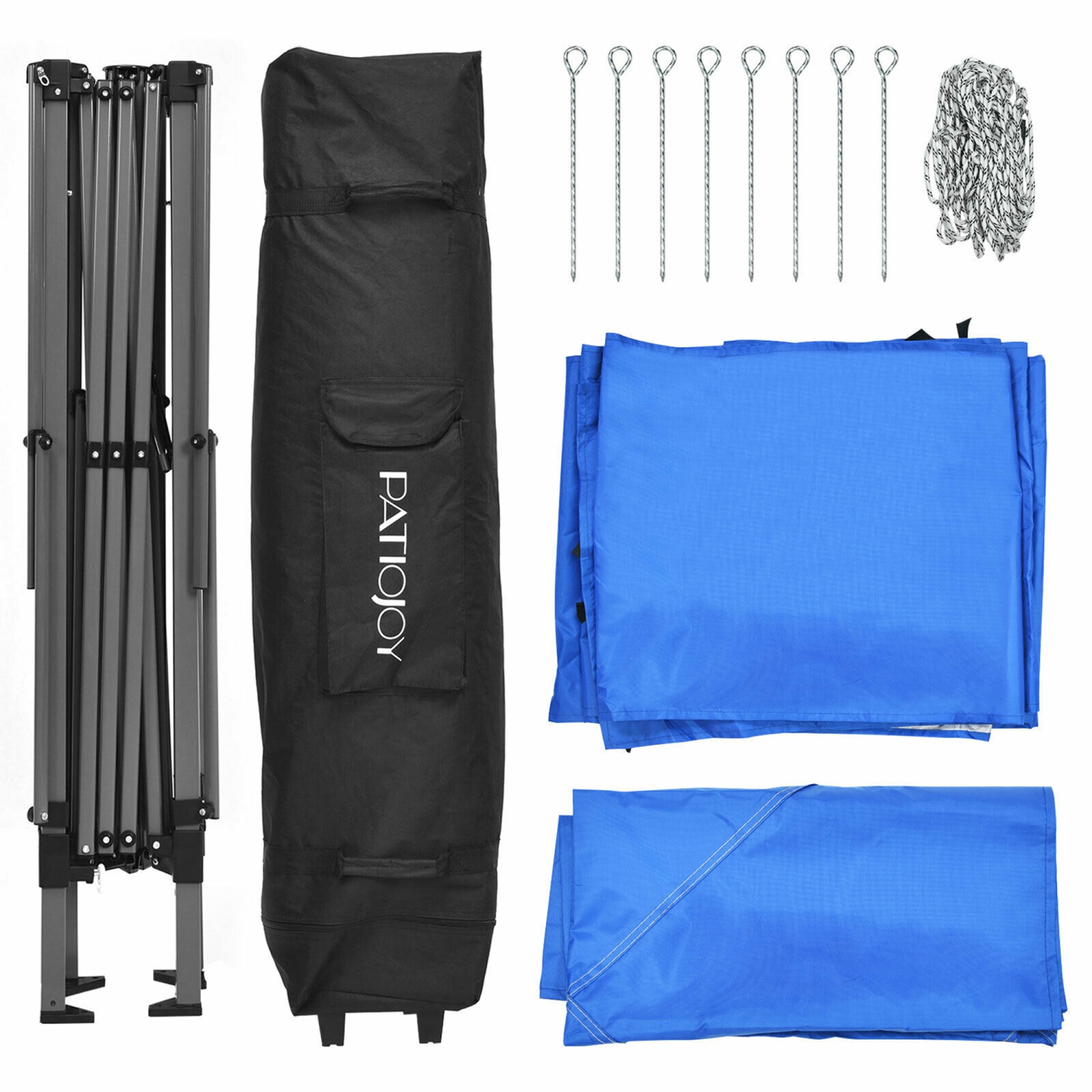 Tonnelle de jardin 4x4m Gymax