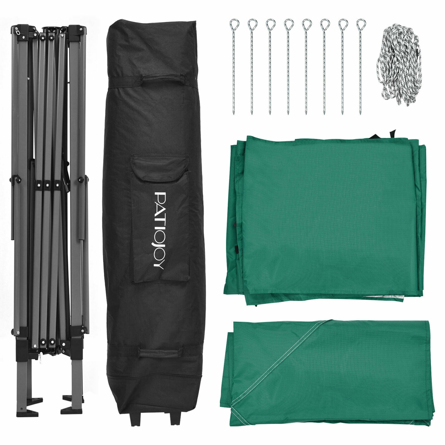 Gymax 13' x 13' Folding Patio Pop-up Gazebo Canopy Tent Outdoor Shelter Shade