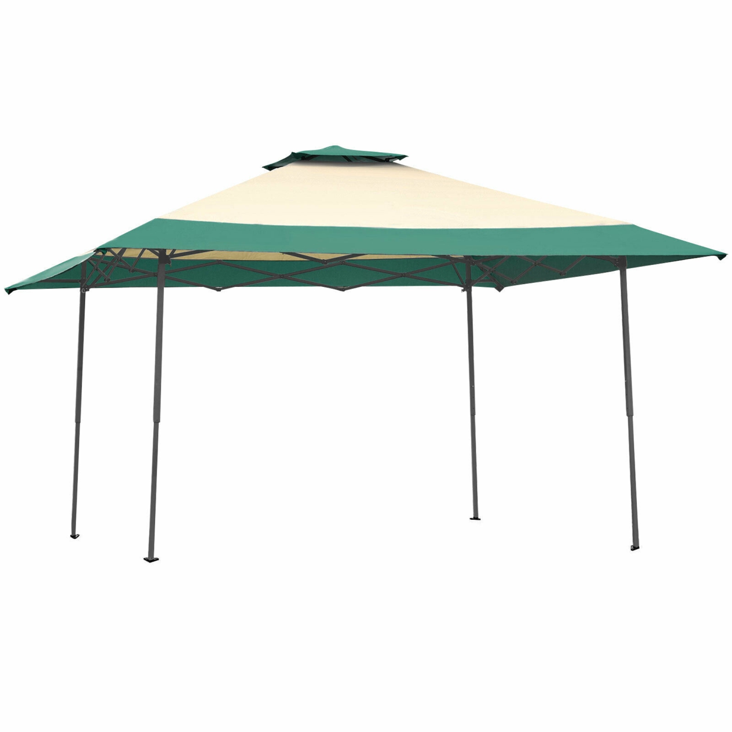 Gymax 13' x 13' Folding Patio Pop-up Gazebo Canopy Tent Outdoor Shelter Shade