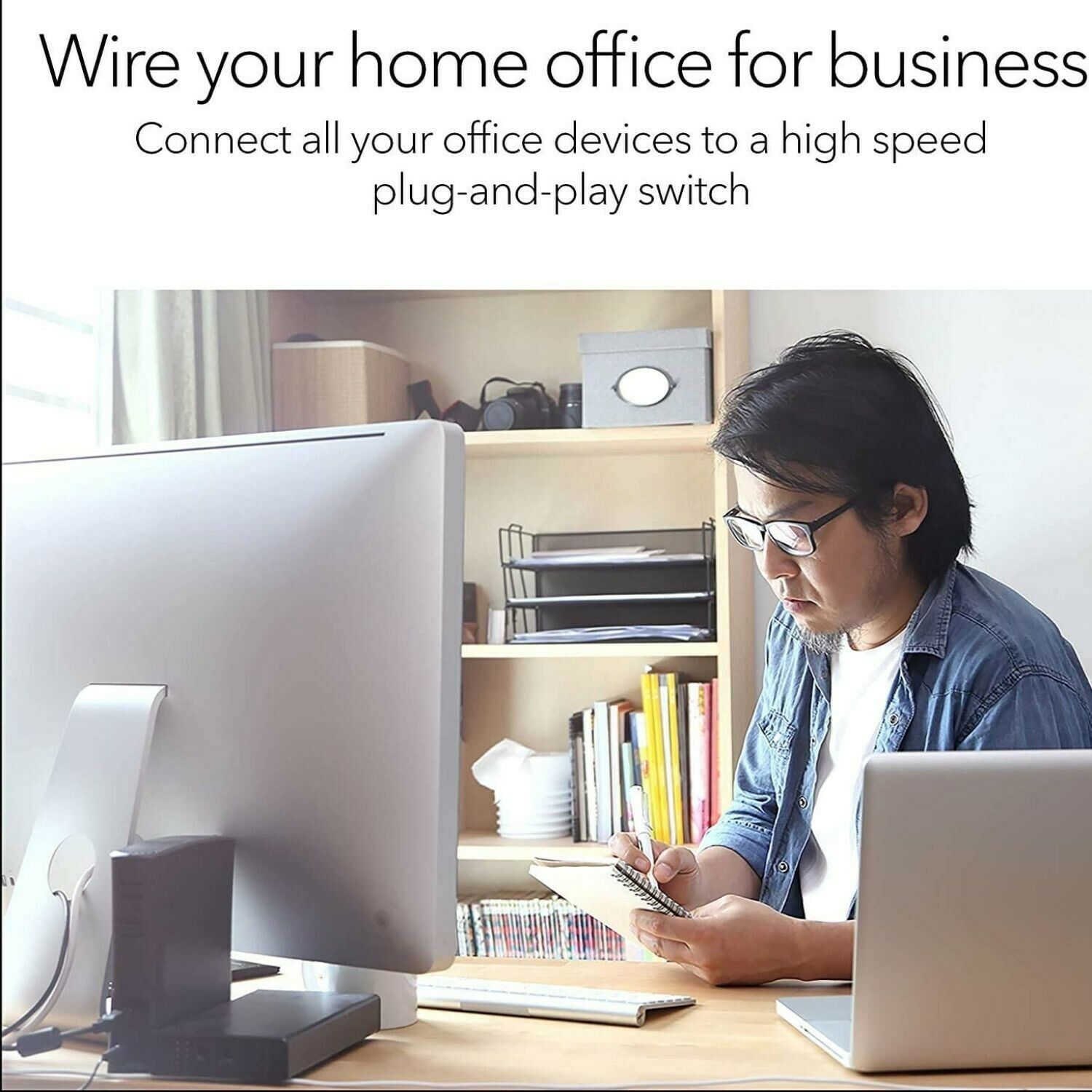 ISTAR 8-Port Gigabit Ethernet Unmanaged Switch For Home Network Hub, Office Ethernet Splitter, Plug-and-Play, Silent Operation, Desktop or Wall Mount