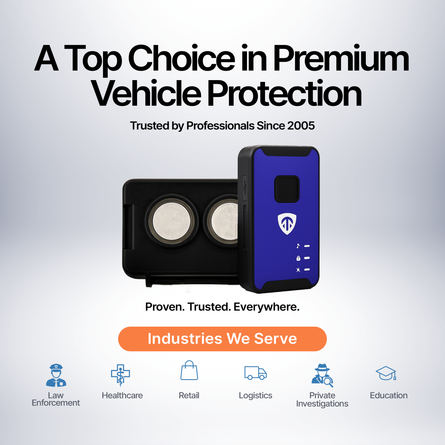 Brickhouse GPS Tracker for Vehicles - Spark Nano 7 Car Tracker Device w/Magnetic Waterproof Case - Hidden Real-Time 4G LTE Vehicle Finder for Kids