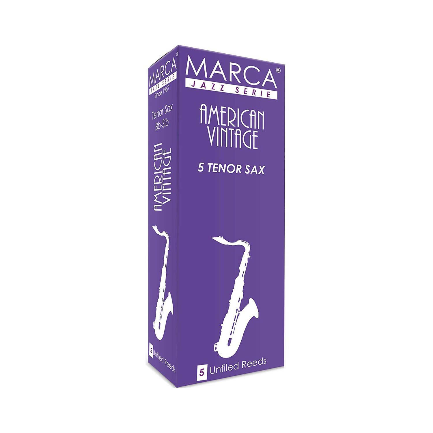 Marca American Vintage Tenor Saxophone Reeds - #2, 5 Box