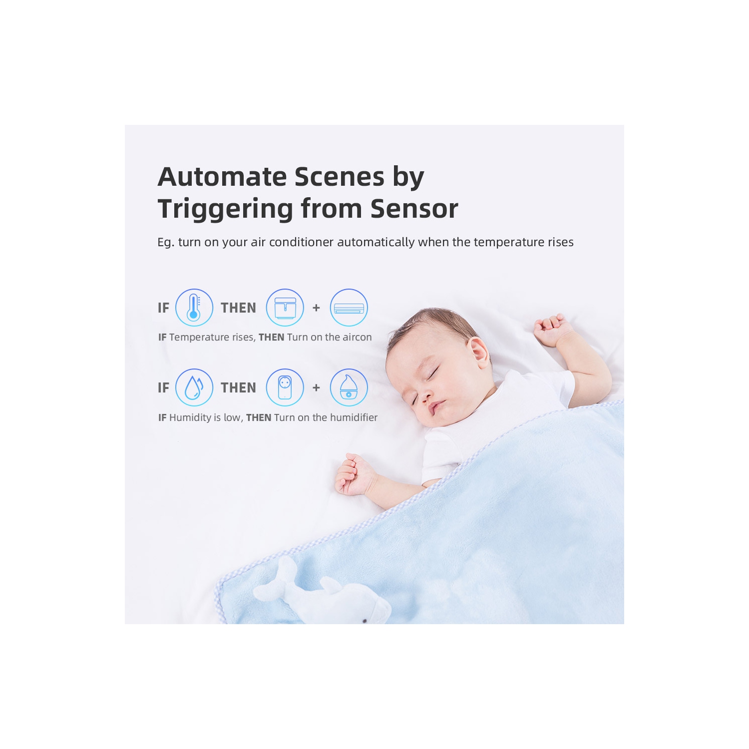 BroadLink RM4 mini Smart Remote and Sensor Cable Set, Universal IR Remote Control Hub with Temperature Humidity Monitor USB Cable, Works with Alexa,