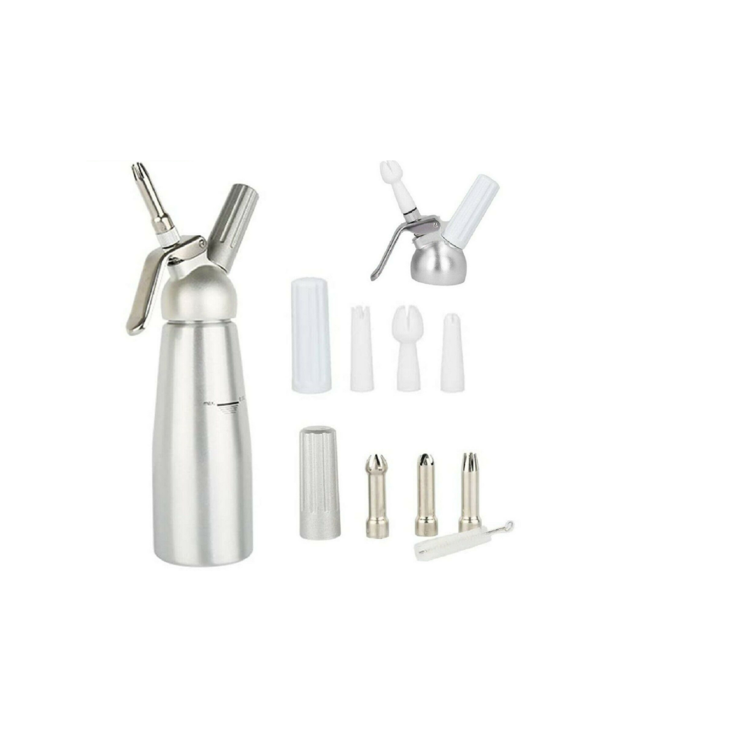 Machine à crème fouettée 500 ml avec distributeur d’aliments fouetté et mousse à café