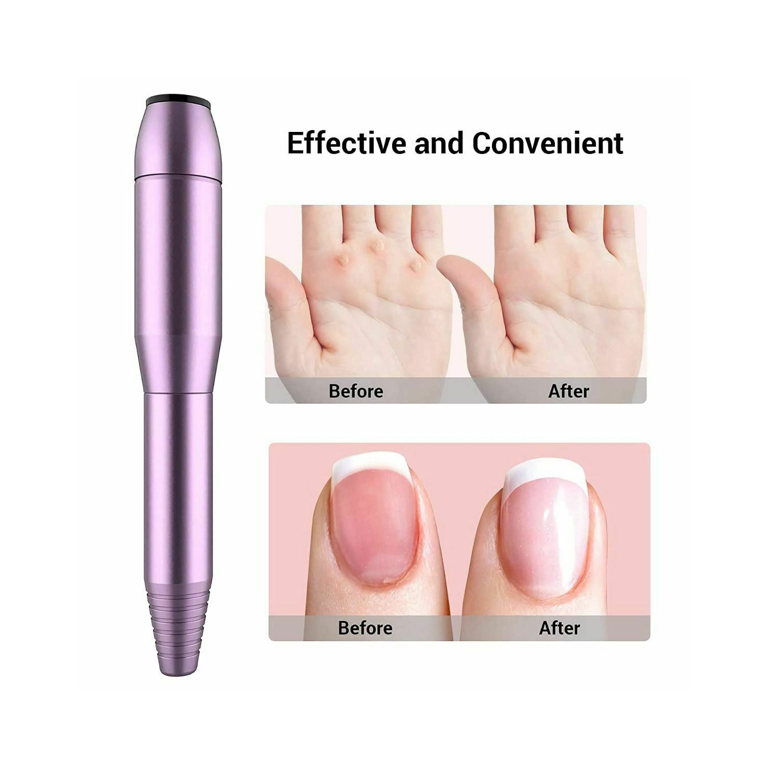 New Electric Nail File Drill Portable Professional Manicure Pedicure Machine Set
