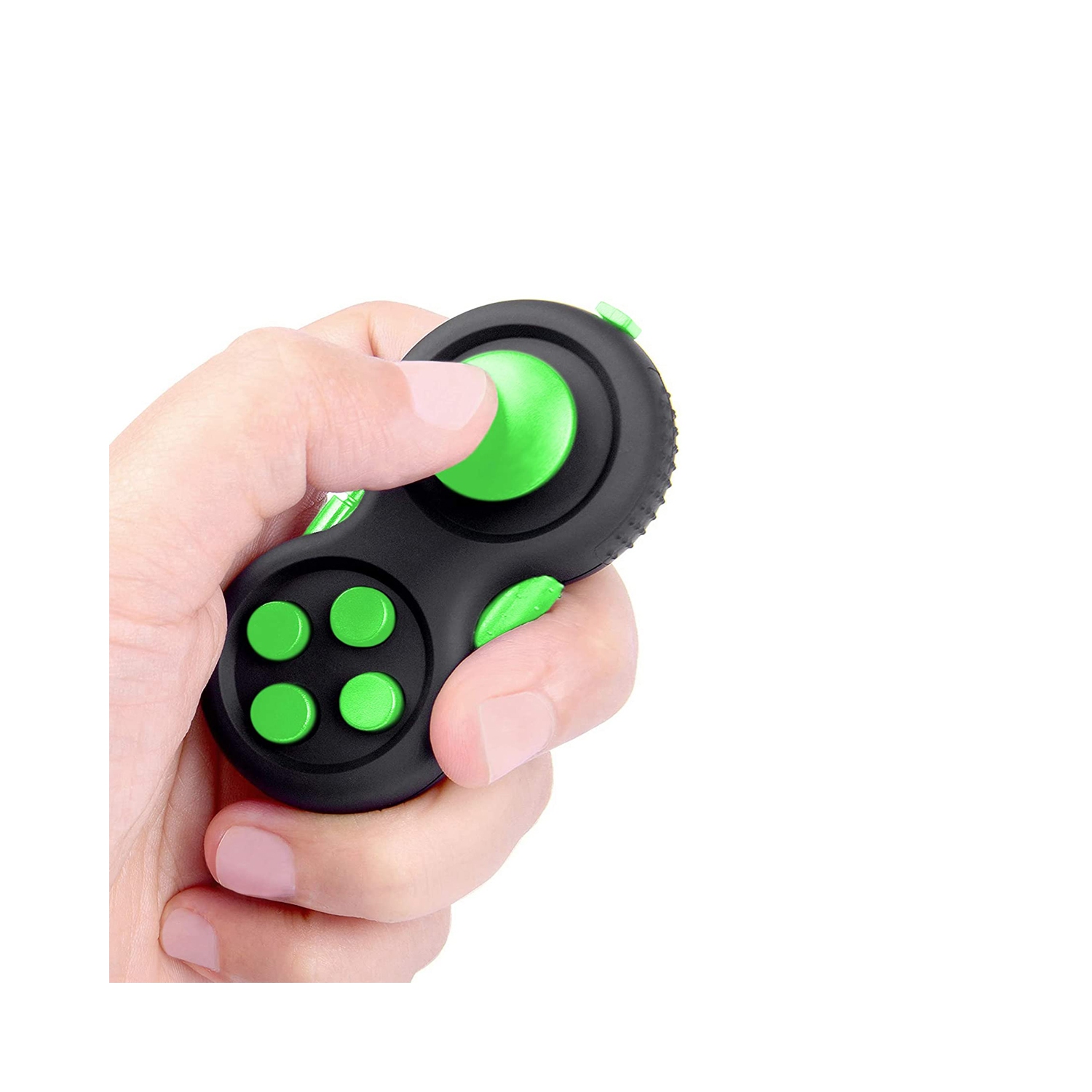 Plastic Game Handle Pop Fidget Toy Pad Stress Reliever - Green