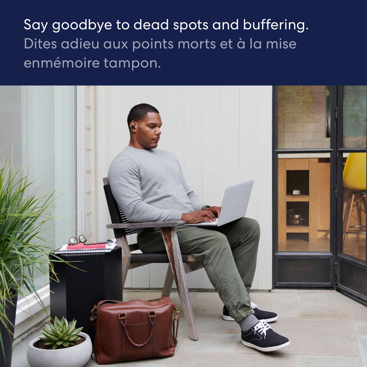 Système Wi-Fi 6 maillé de maison intégrale Eero 6 - Ensemble de 2