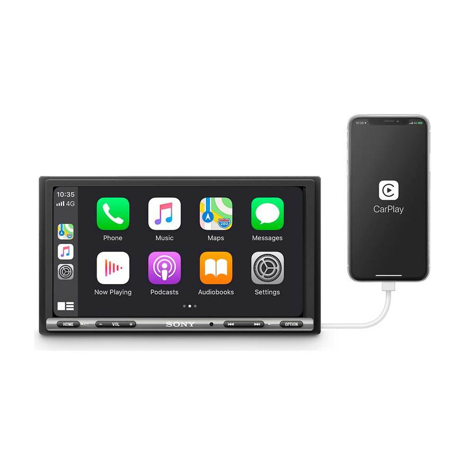 Sony XAV-AX150 6.95" Double Din Apple CarPlay / Android Auto Media Receiver