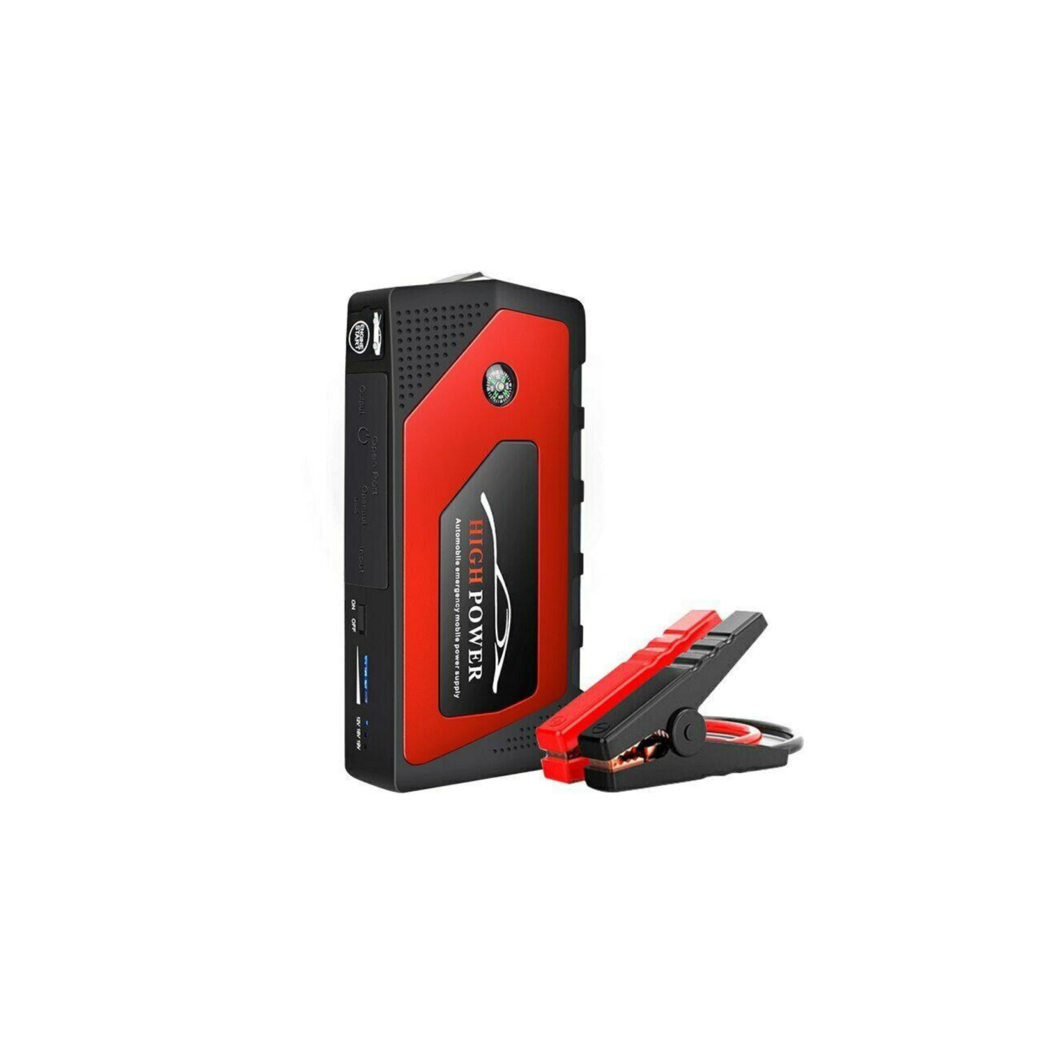 18000mAh Car Jump Starter Pack Booster LCD USB Charger Backup Battery Power Bank