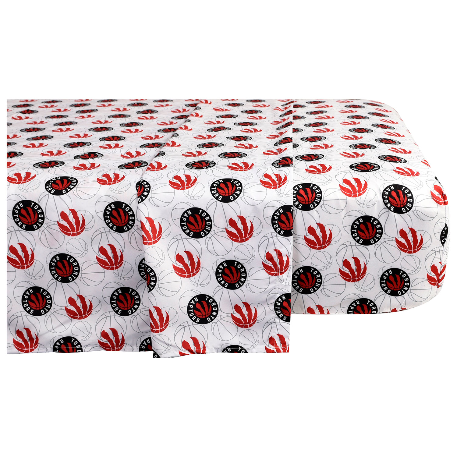 NBA 4-Piece Bed Sheet Set - Twin - Toronto Raptors