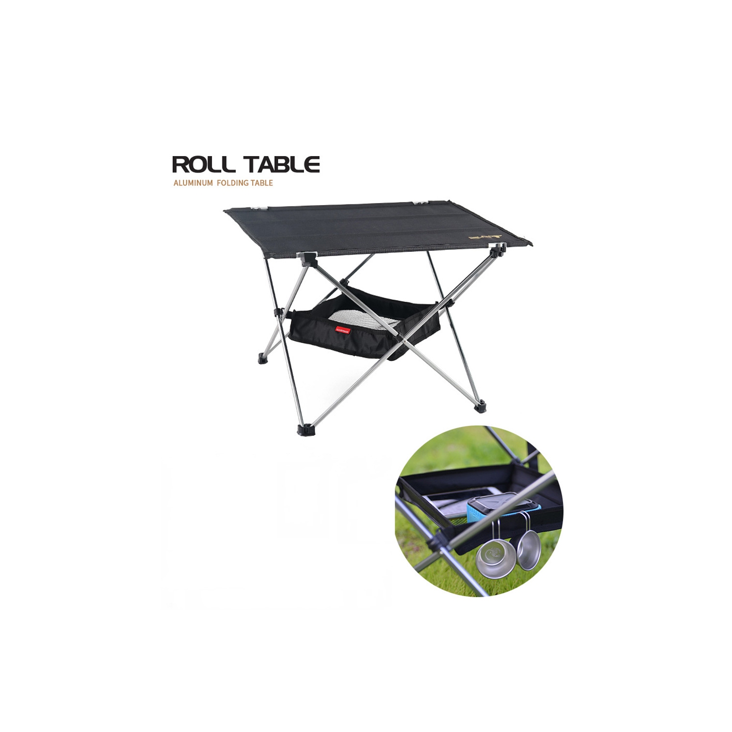 Portable Folding Table Lightweight Camping Table for Camping Hiking Picnic - axGear