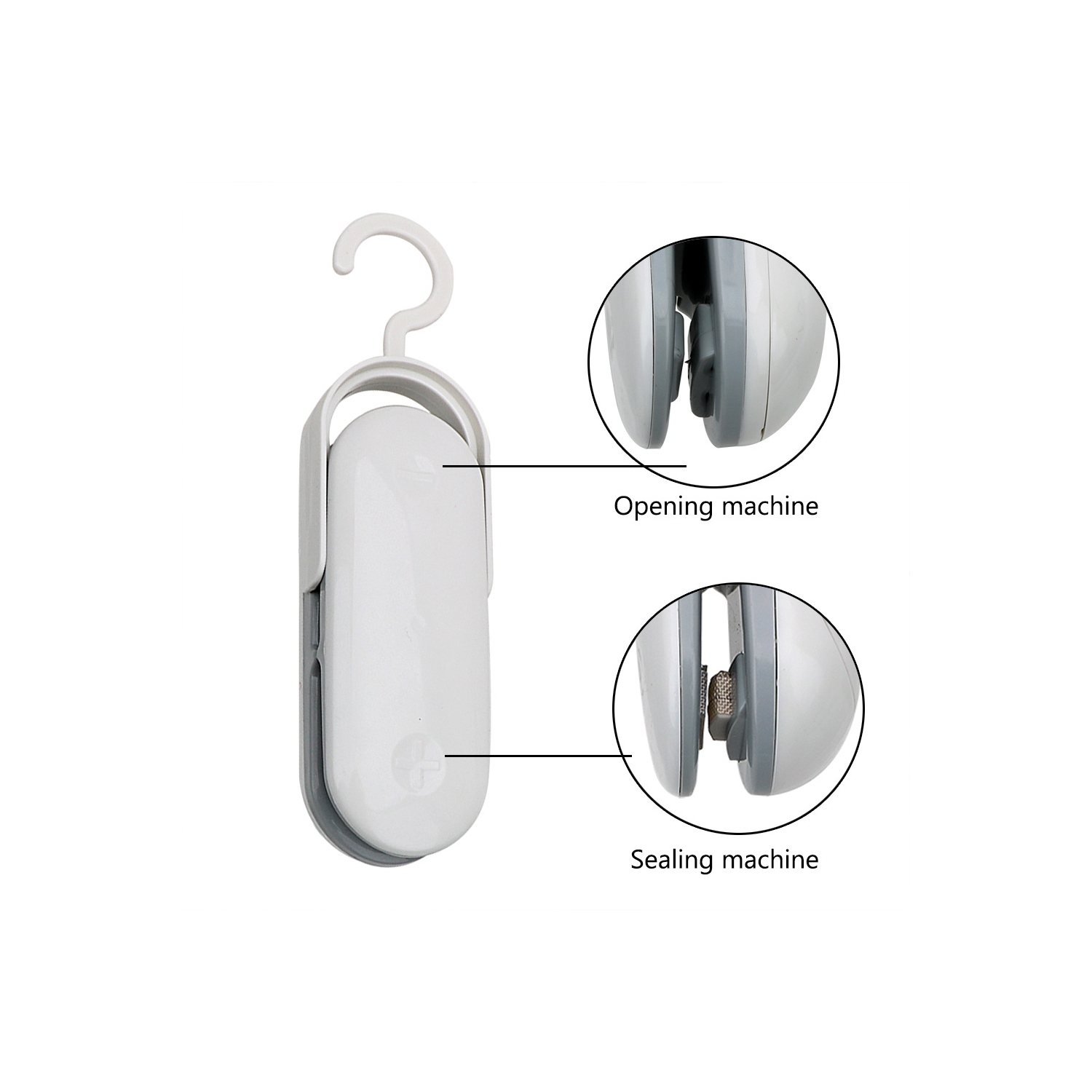 Bag Sealer Handheld Heat Sealers with Cutter Food Storage Snack Fresh Bag Sealer - axGear