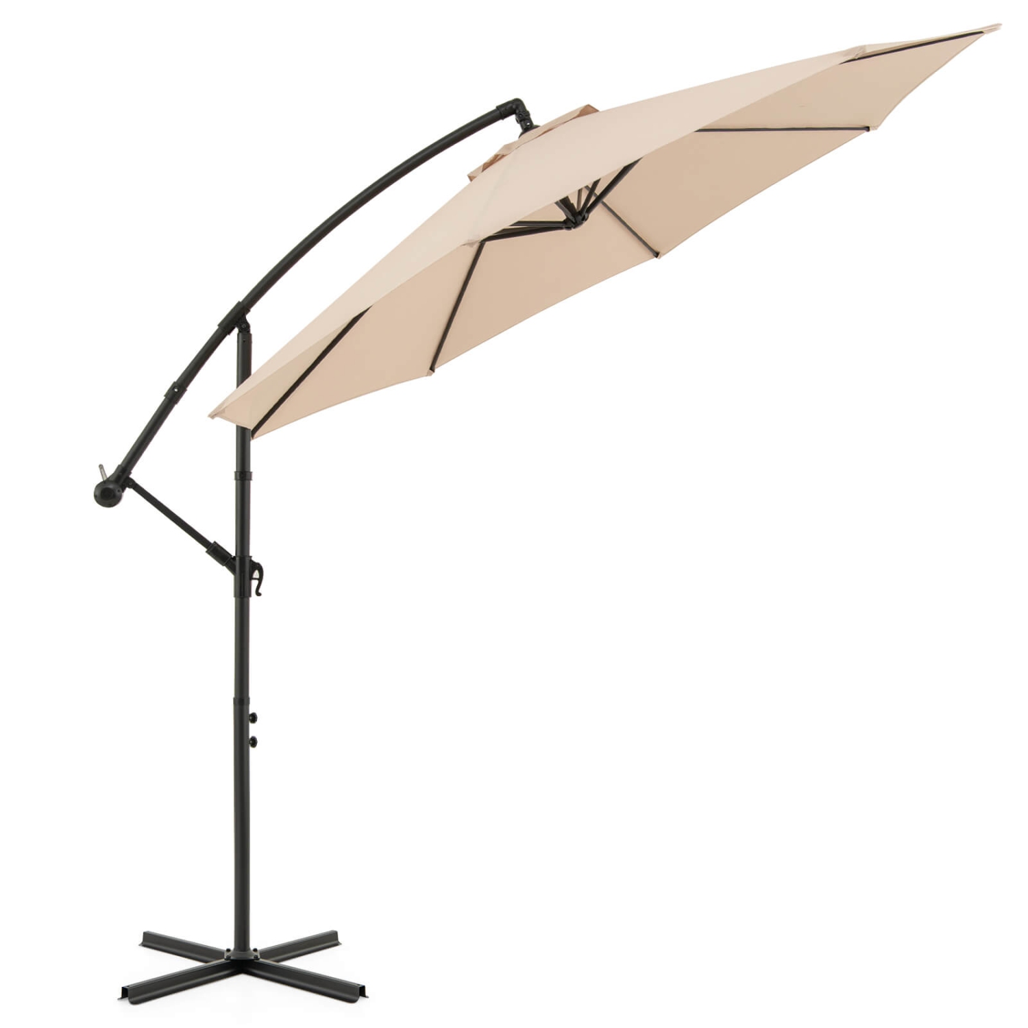Parasol déporté 305cm Costway