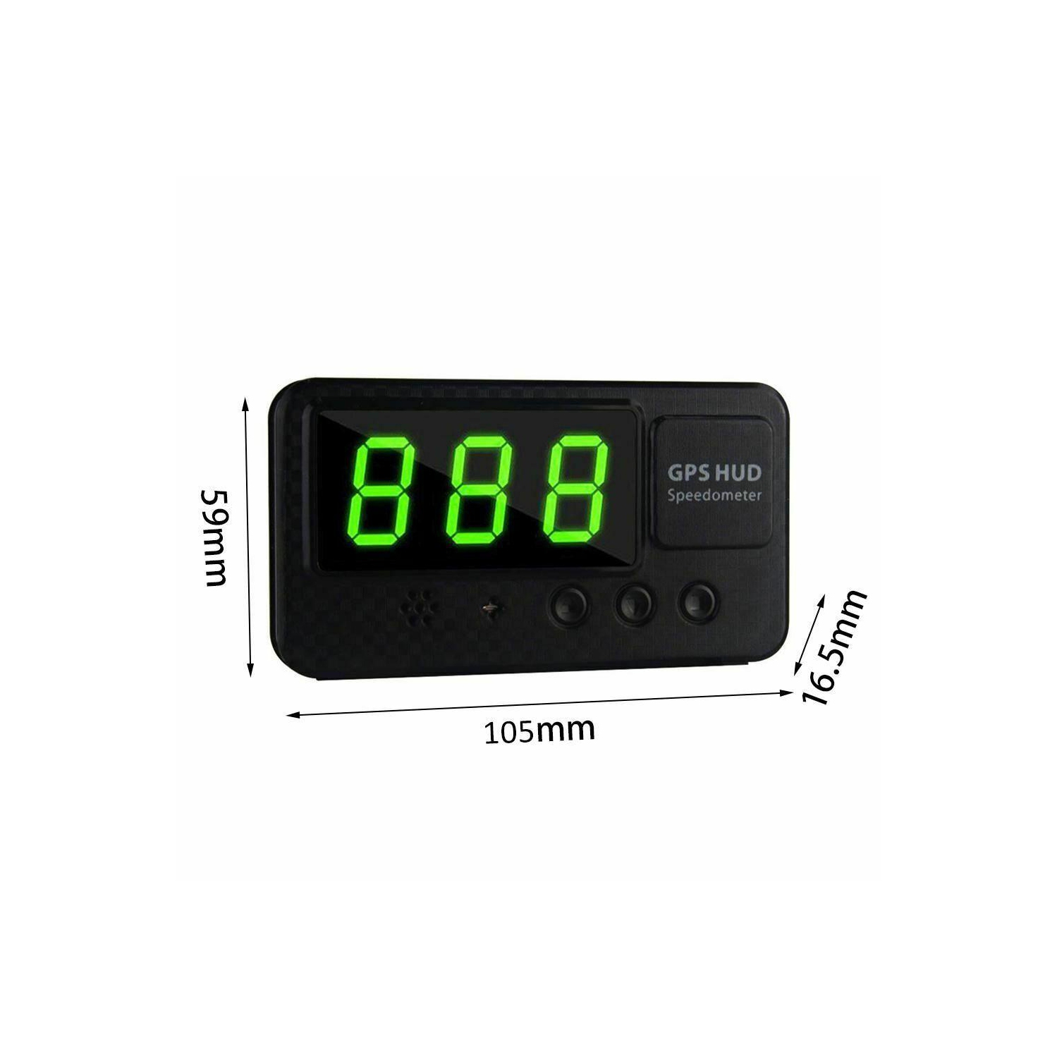 Car Bus Van Head-up Display HUD GPS Digital LED Speed Limit Warning For Car CA