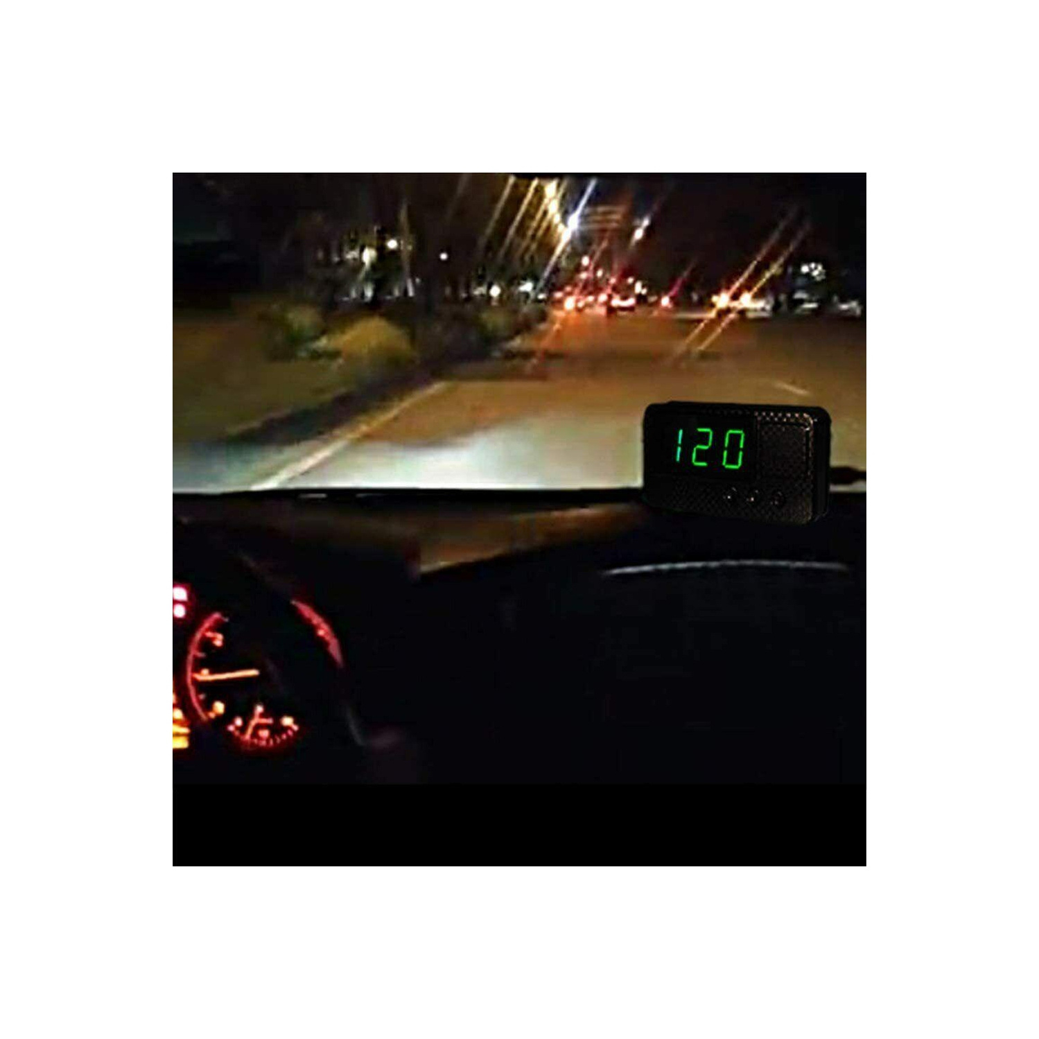 Car Bus Van Head-up Display HUD GPS Digital LED Speed Limit Warning For Car CA
