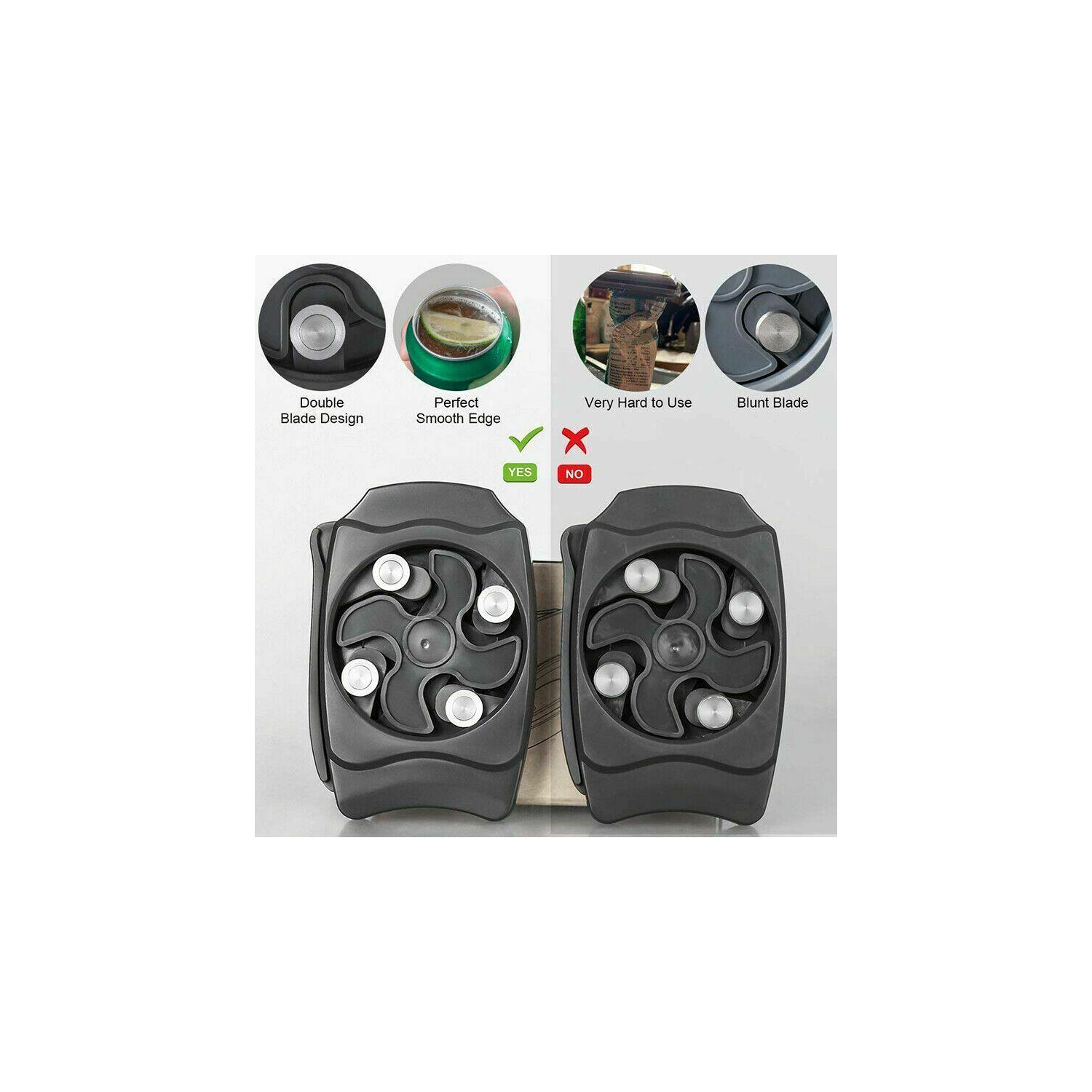 Go Swing Topless Can Opener Beer Bottle Supporting Cutter Multifunction Tools CA