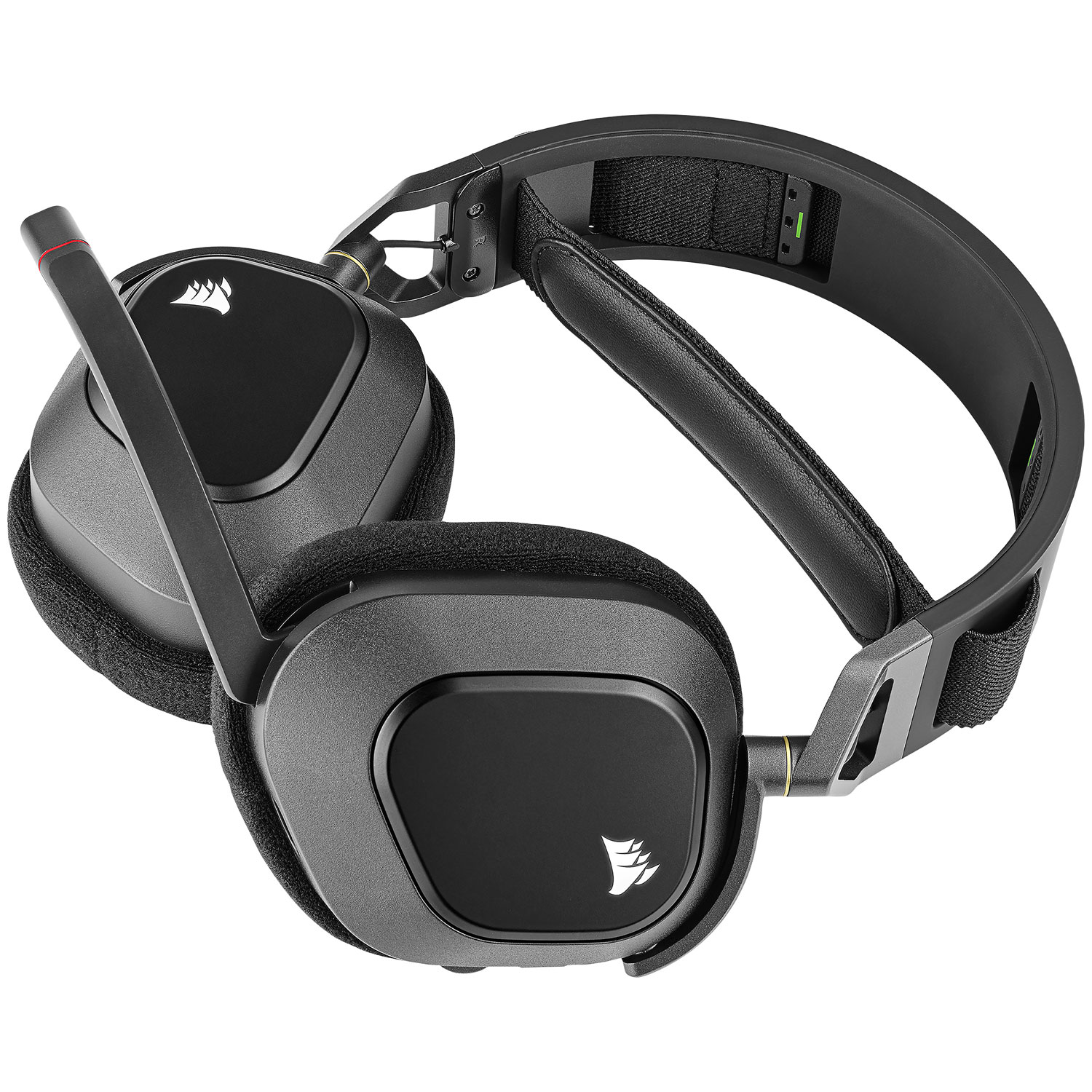 Casque de jeu sans fil HS80 RGB avec microphone de Corsair - Carbone