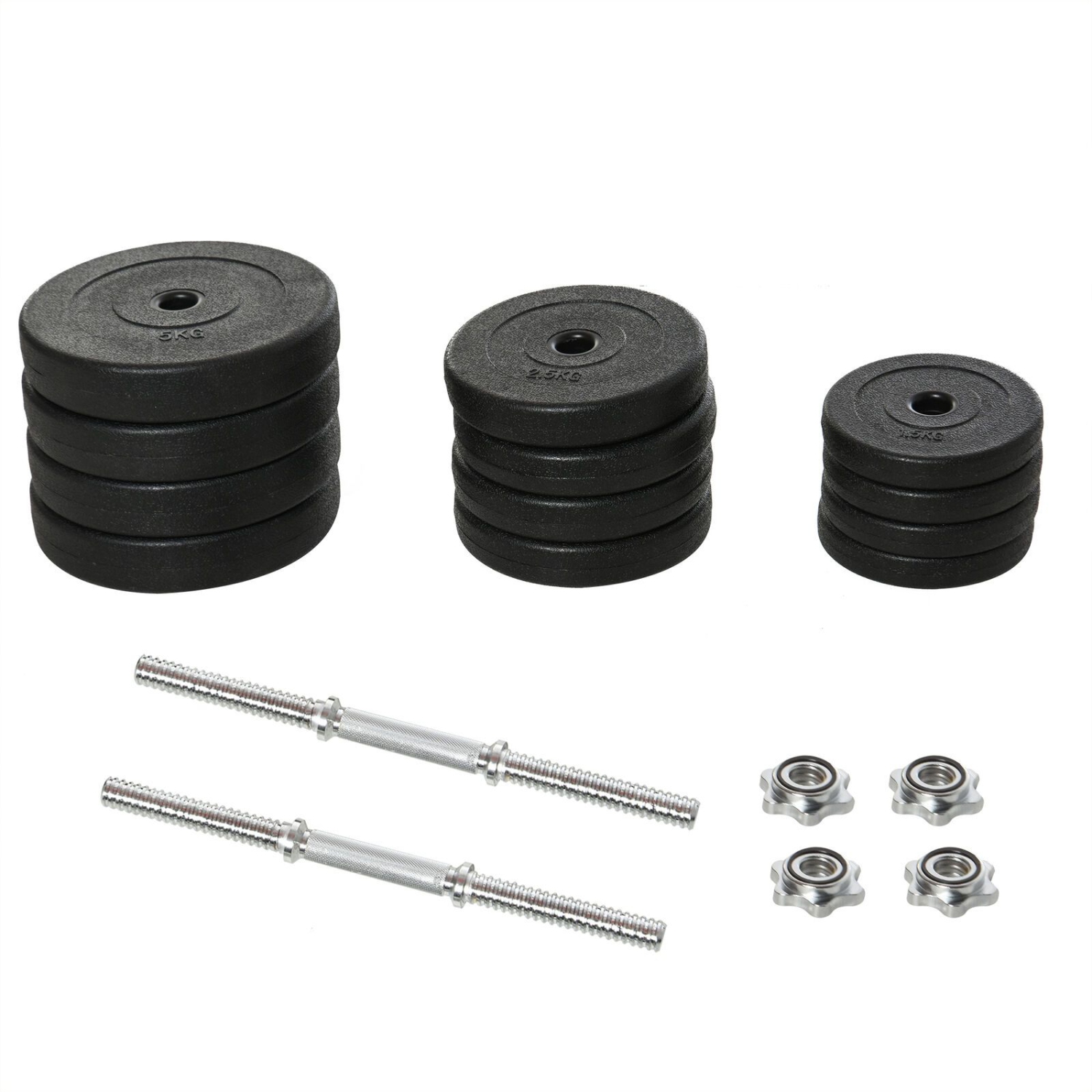 110lbs Dumbbell Set Adjustable Hand Weights Fitness Training Home Gym