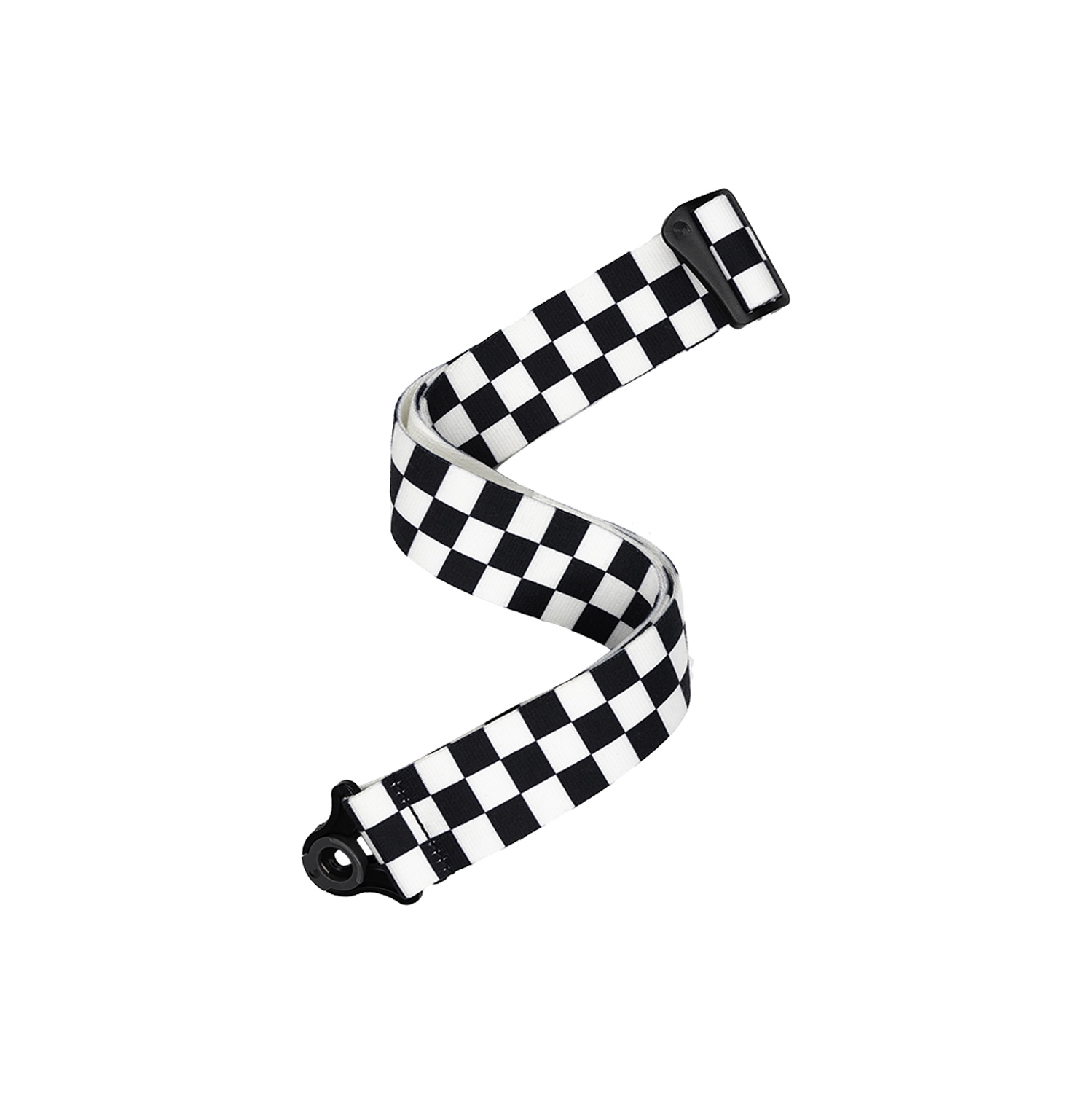 Bretelle à blocage automatique de Planet Waves pour guitare - Damier en planche à roulettes