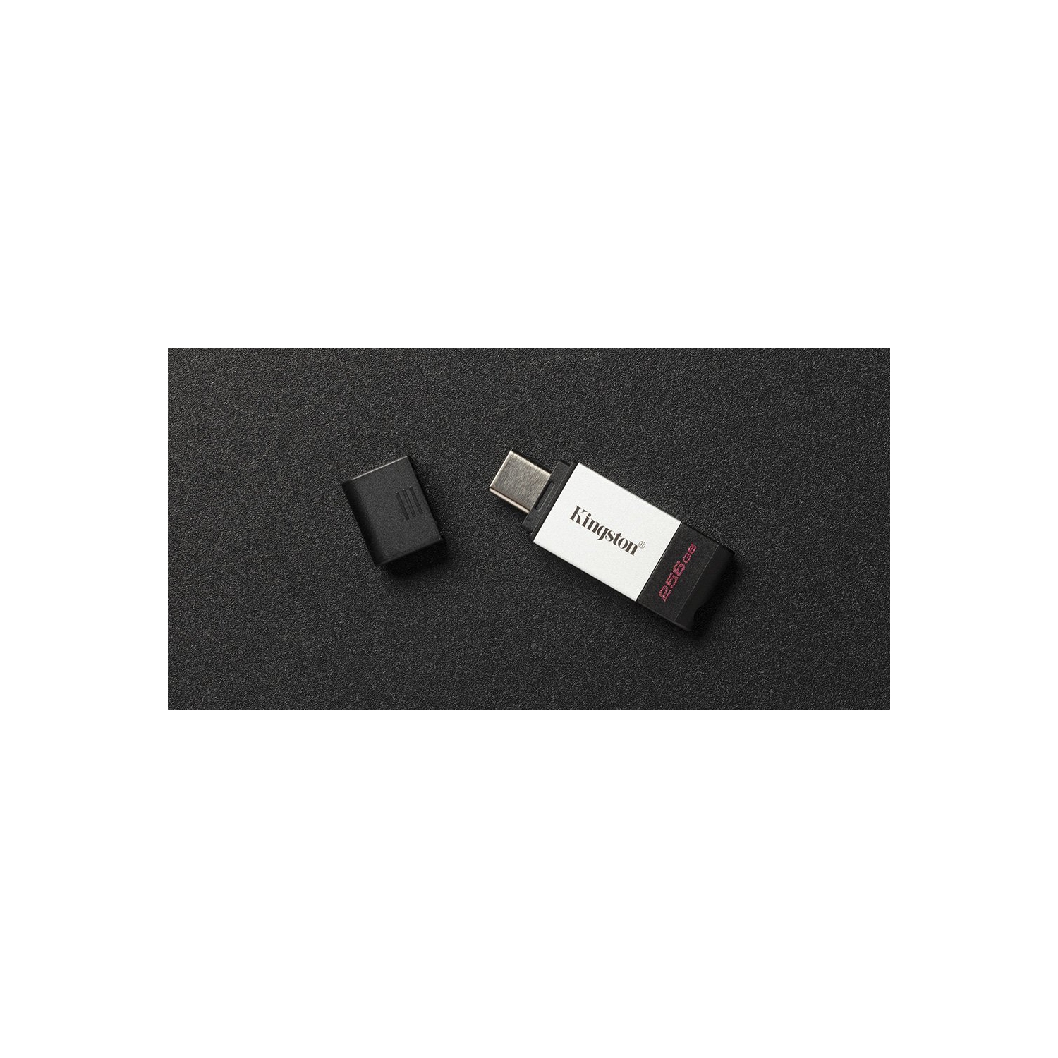 Kingston Digital DataTraveler 80 256GB USB 3.2 + USB-C Flash Drive (DT80/256GBCR)