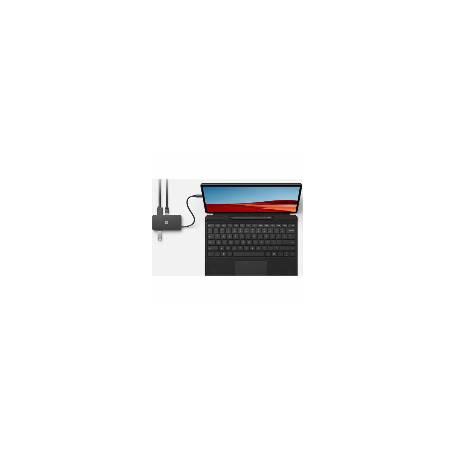 Microsoft Surface Wired USB-C Travel Hub - Black -