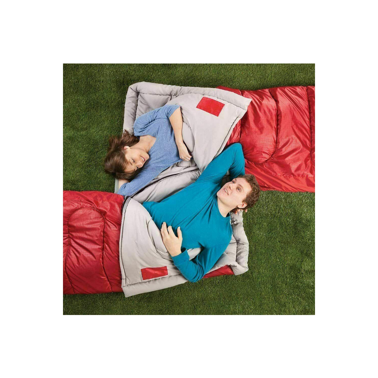 Outdoor Camping Weather Sleeping Bag Single Envelope Tent Hiking Thermal Winter