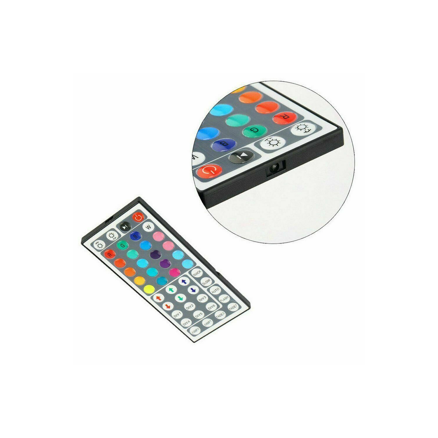 New Mini 44Key IR Remote Controller Receiver For RGB 3528 5050 LED Strip Light