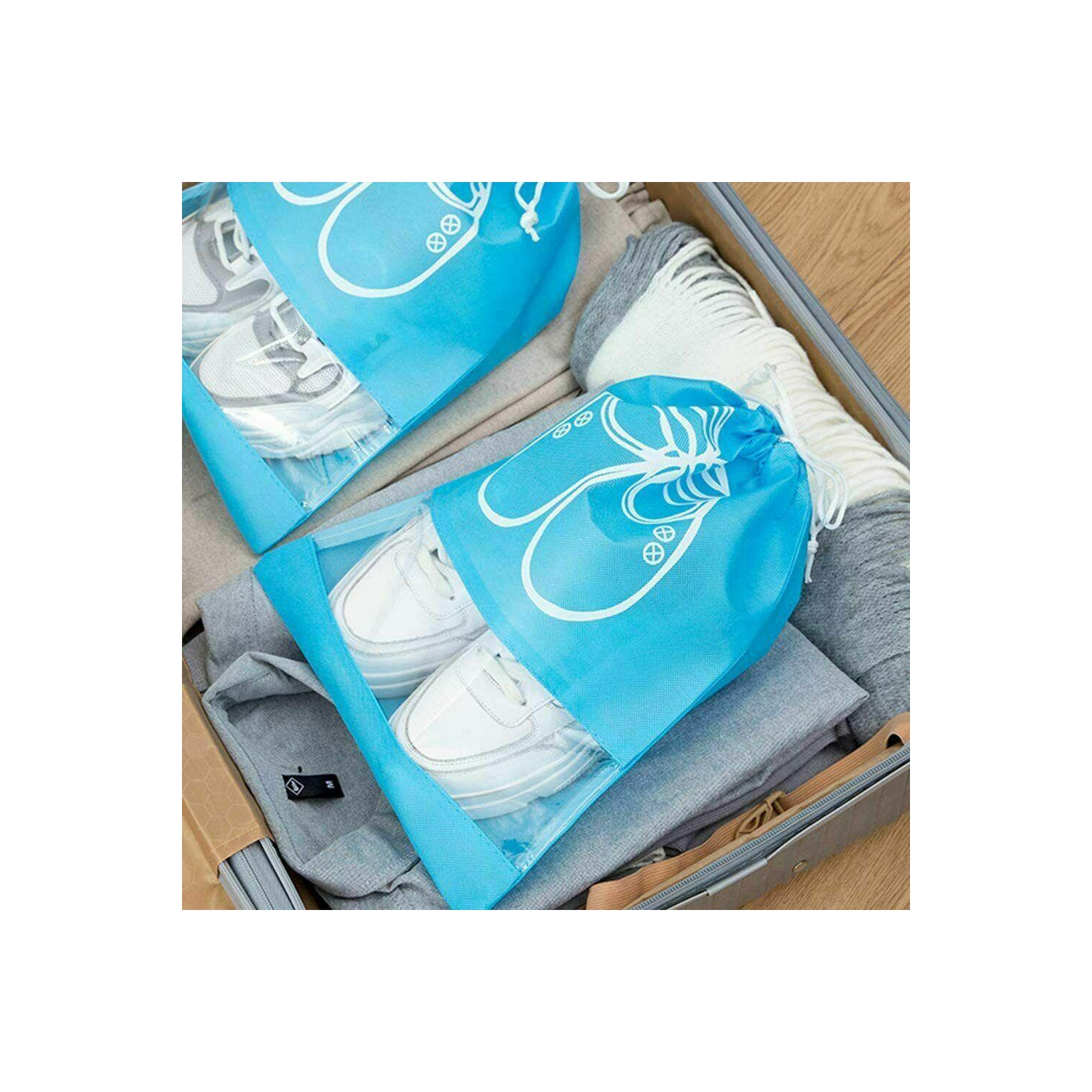 Sac de rangement à chaussures de voyage avec cordon de serrage à la poussière 10 pièces pour la maison