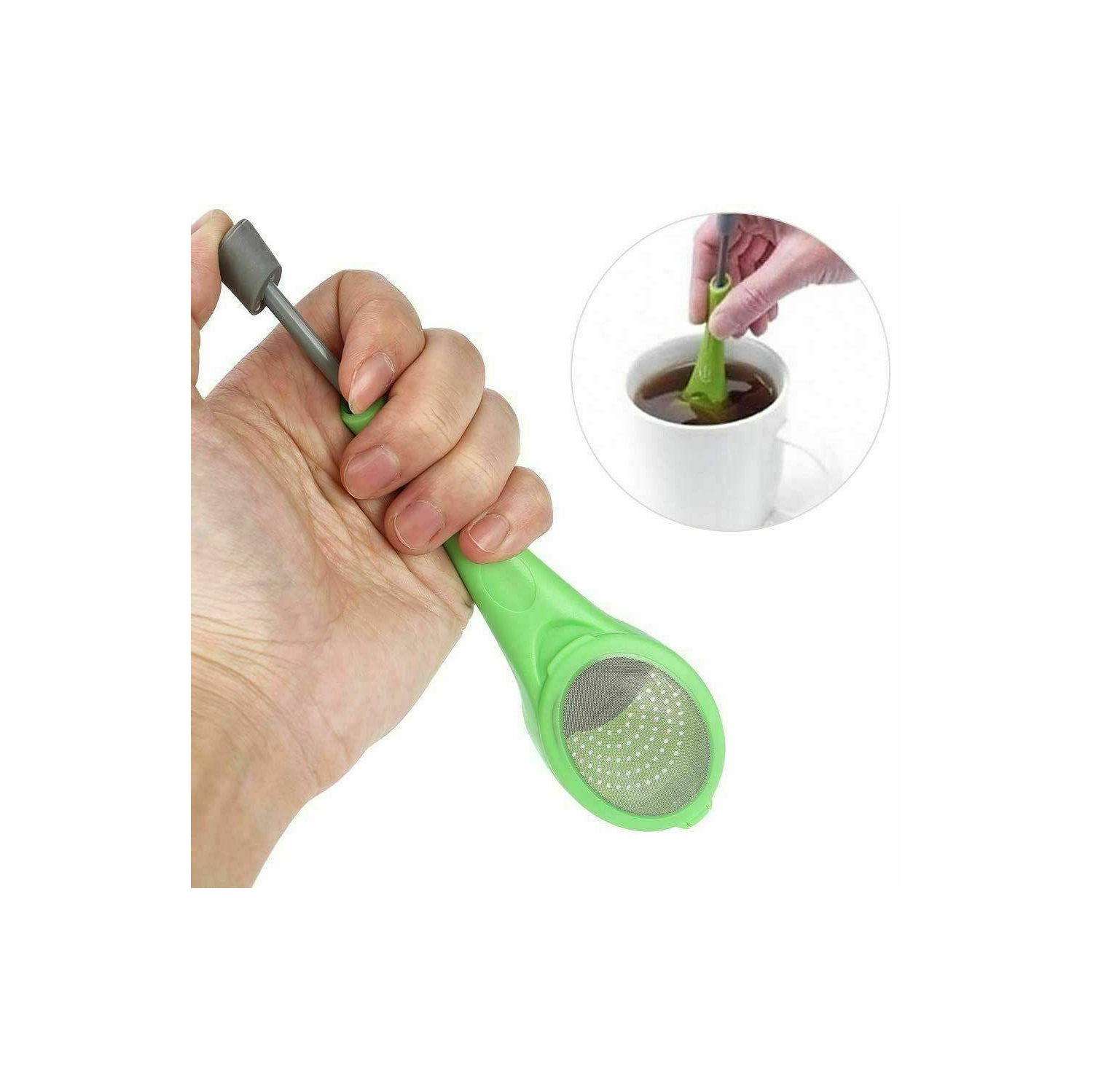 Tea Infuser Loose Tea Leaf Strainer Herbal Spice Silicone Filter Diffuser Tool