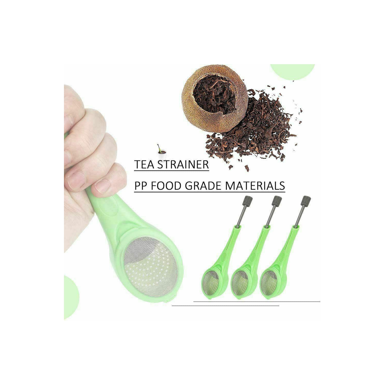 Tea Infuser Loose Tea Leaf Strainer Herbal Spice Silicone Filter Diffuser Tool