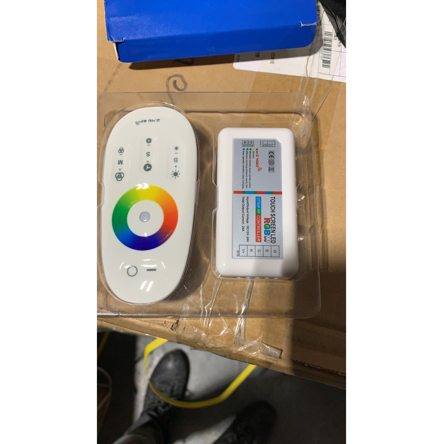 Led Strip Lights 32.8ft 10m RGB 5050 Warm White 18A 2.4G RGBW Strip Controller