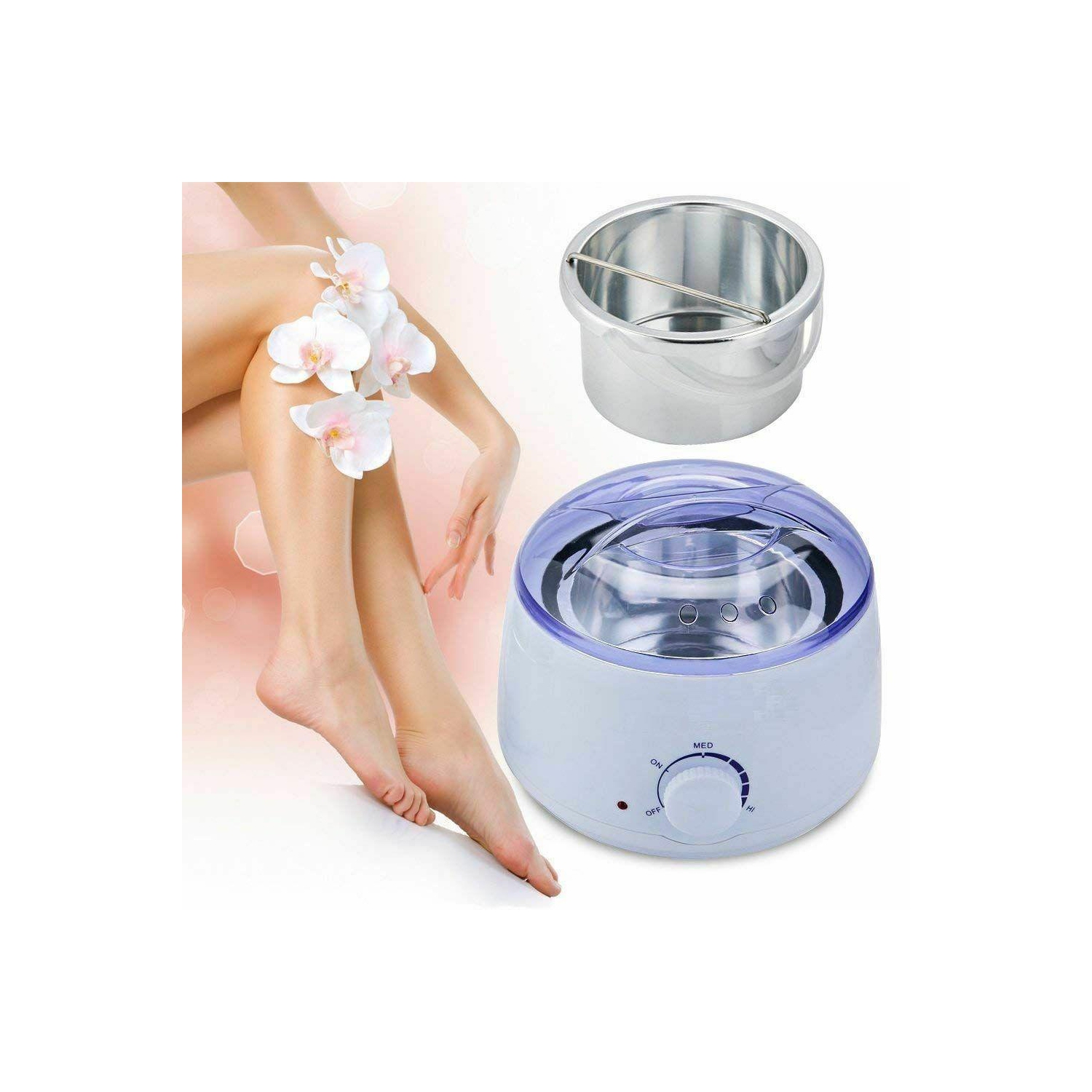 New Wax Warmer Hair Removal Kit with Hard Wax Beans and Wax Applicator Sticks CA