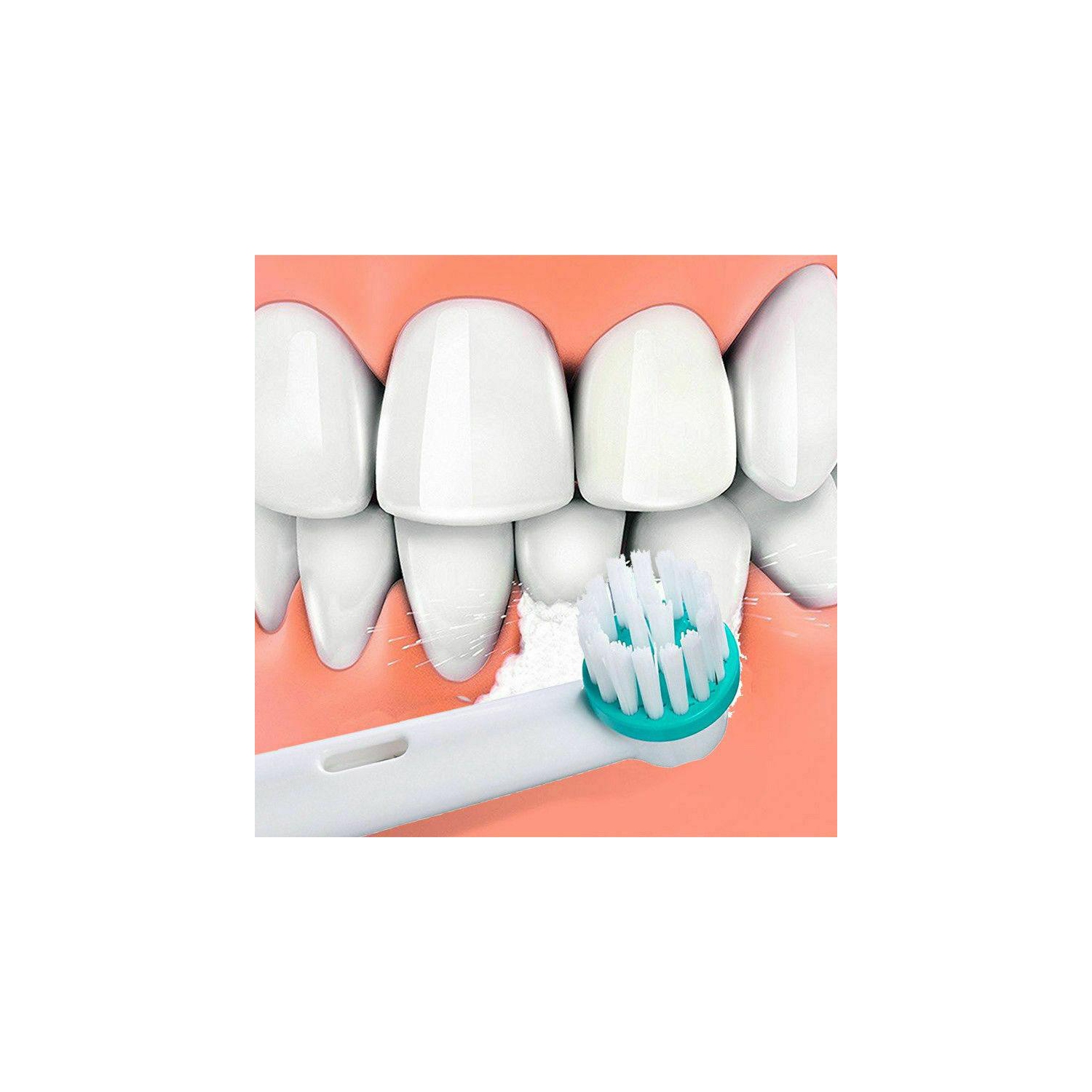 4 nouvelles têtes de brosse à dents électriques de rechange pour le nettoyant de précision Oral B Braun