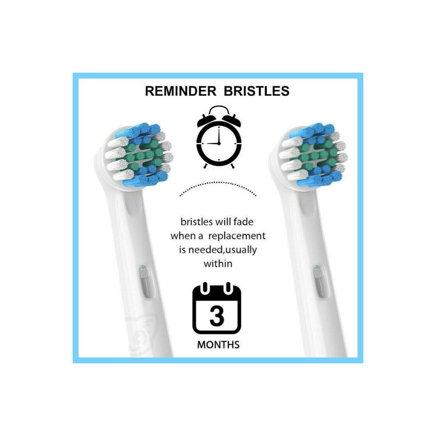 Electric Toothbrush Heads Oral B Compatible Replacement Brush x4 Precision Clean
