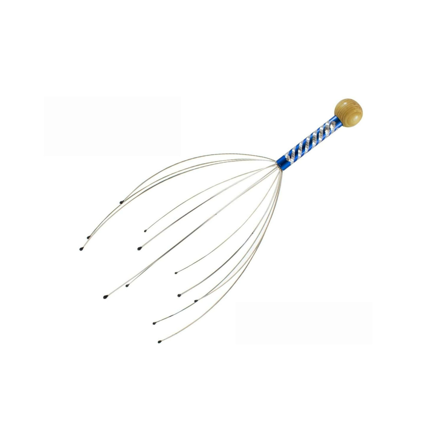 Scalpe Head Massager with Wooden Handle for Home Spa Relief and Relaxation CA