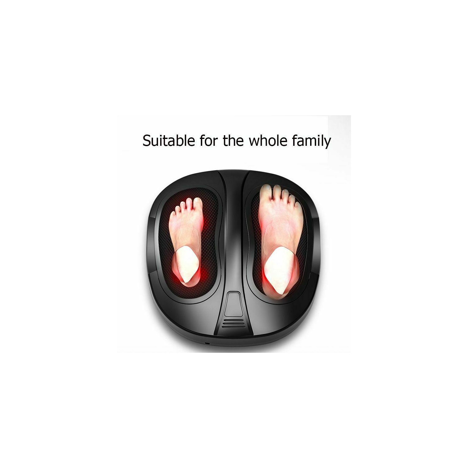 Power Legs Vibration Plate Foot Massager Platform with Rotating Acupressure Head