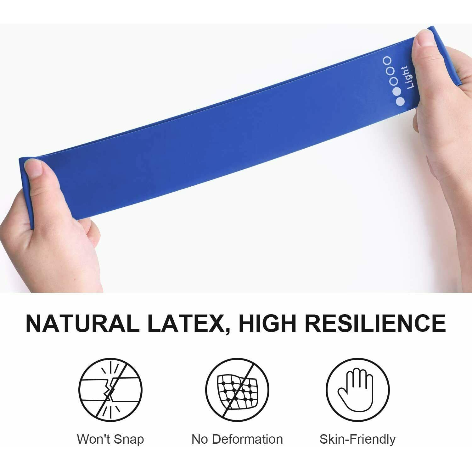 Ensemble de 5 bandes élastiques pour entraînement intense Booty Bands Gym de yoga Resistance Fitness