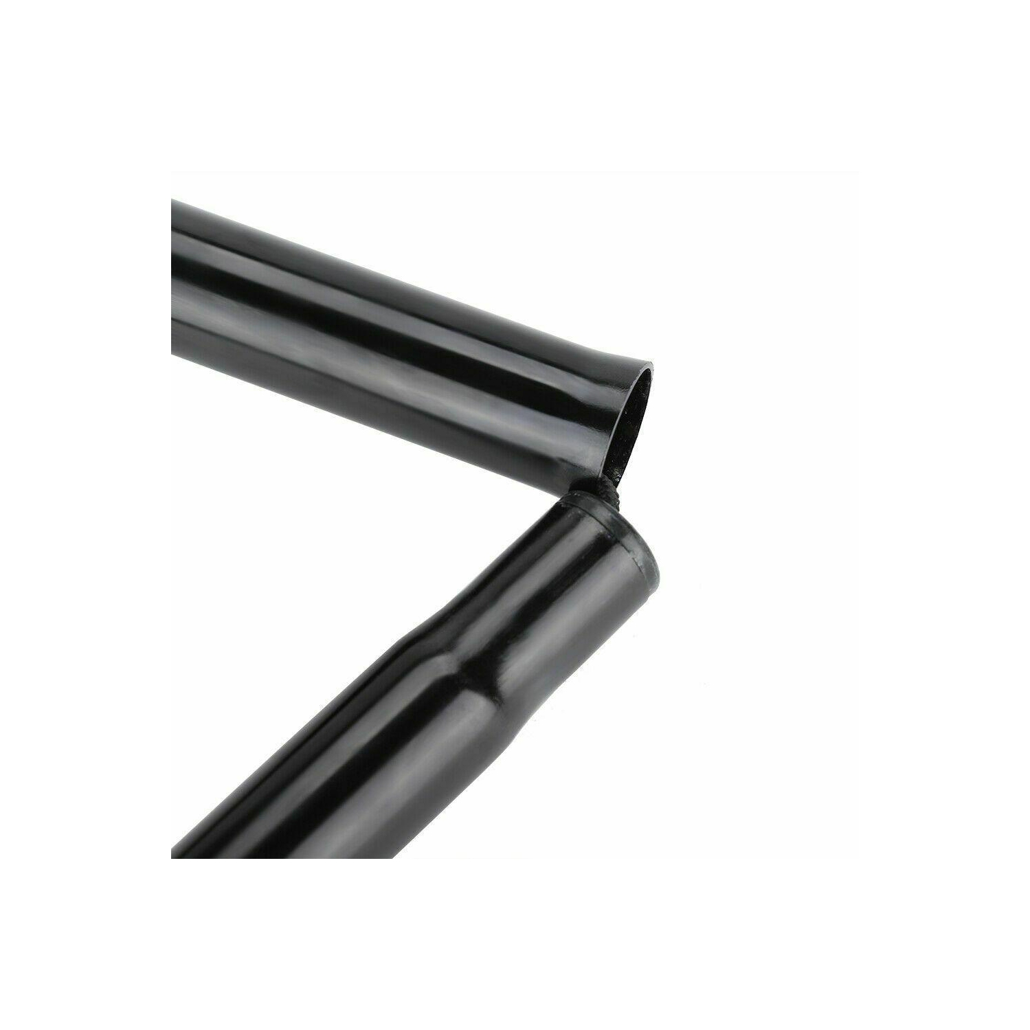 Walking Stick Cane Folding With Light LED Strap Handle Black Metal Adjustable CA