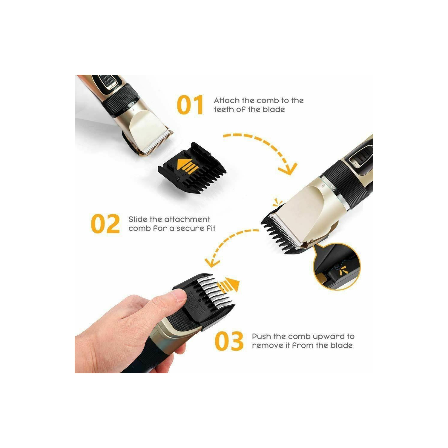 Tondeuse rechargeable pour poils d’animaux tondeuse compacte pour poils d’animaux