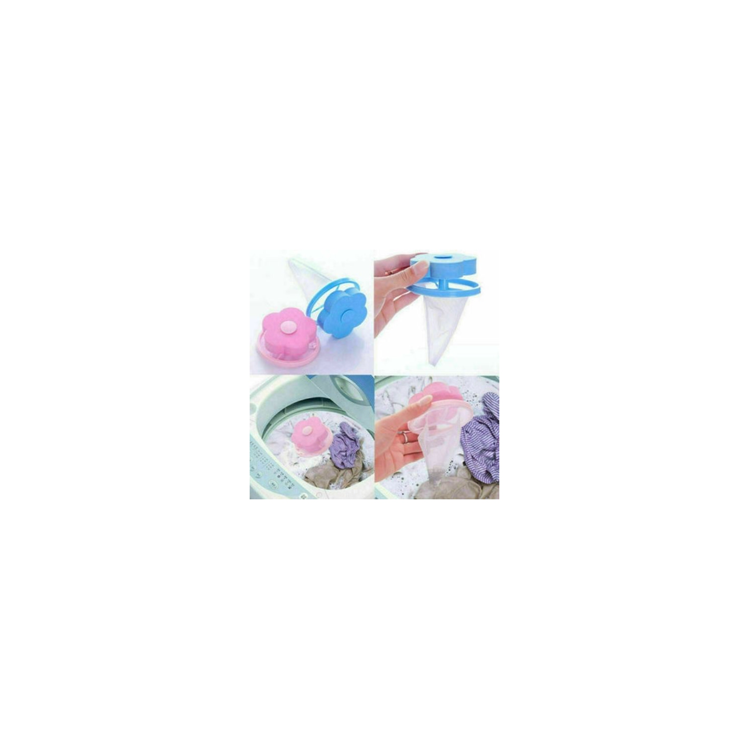 Floating Pet Fur Catcher Laundry Lint Pet Hair Remover For Washing Machine clean