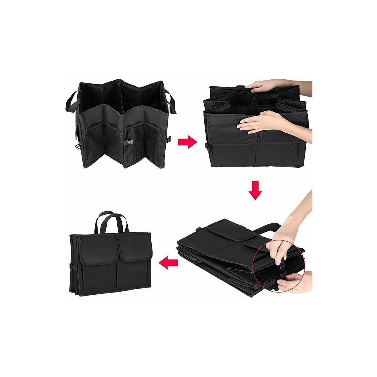 Car Trunk Storage Bag Collapsible Multi-use Auto Folding Tidy Cargo Organiser CA