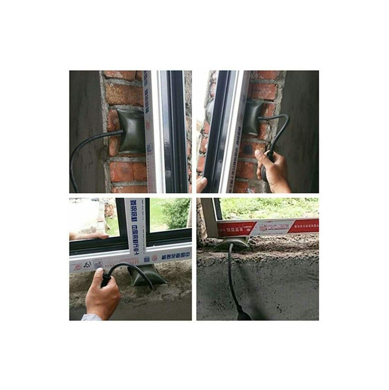 2 SACS gonflables pour la maison : outil de réparation de la fenêtre triangulaire de la pompe à air