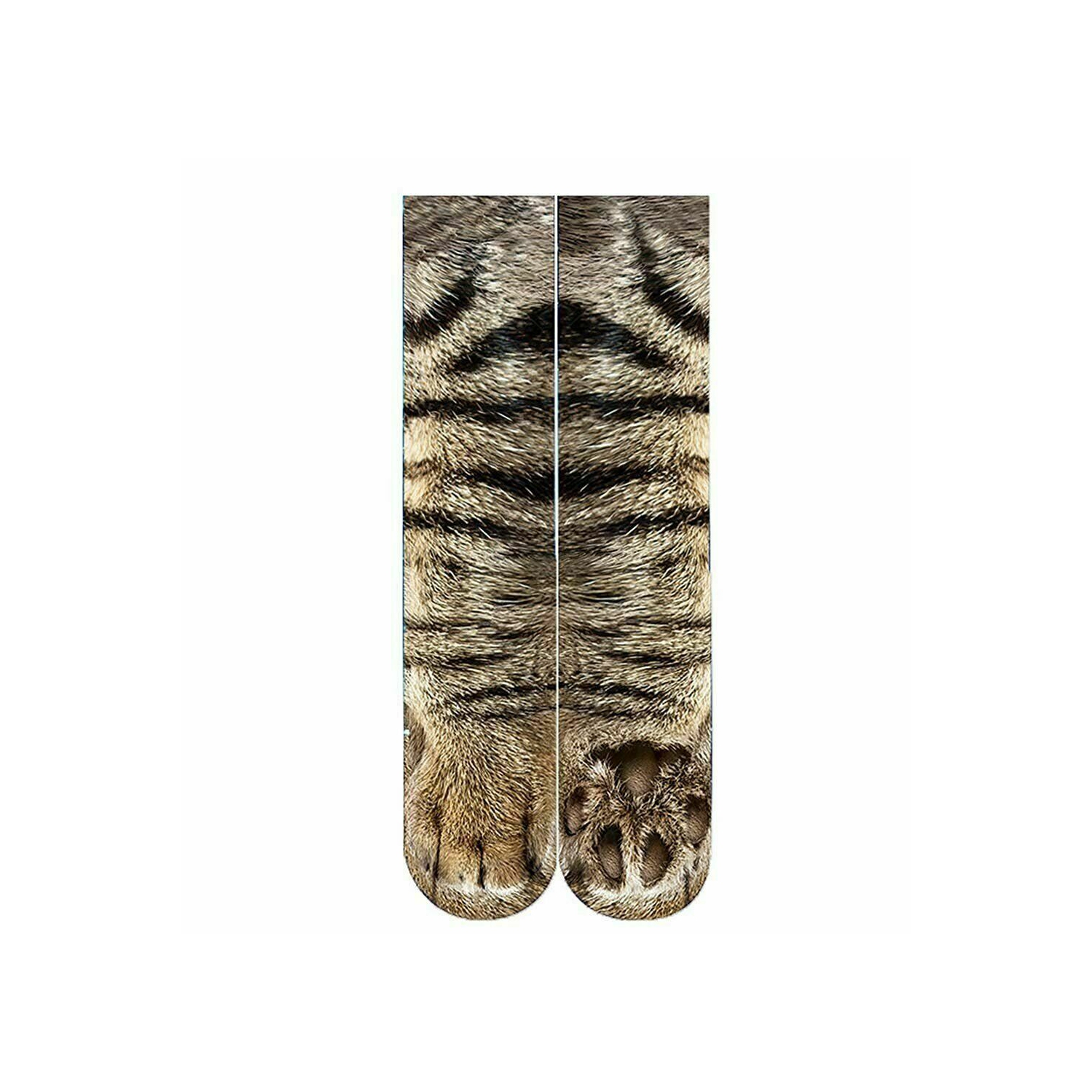Mi-chaussettes tube amusantes en forme de tube à motif de hof de chat unisexe pour hommes et femmes, pour enfants