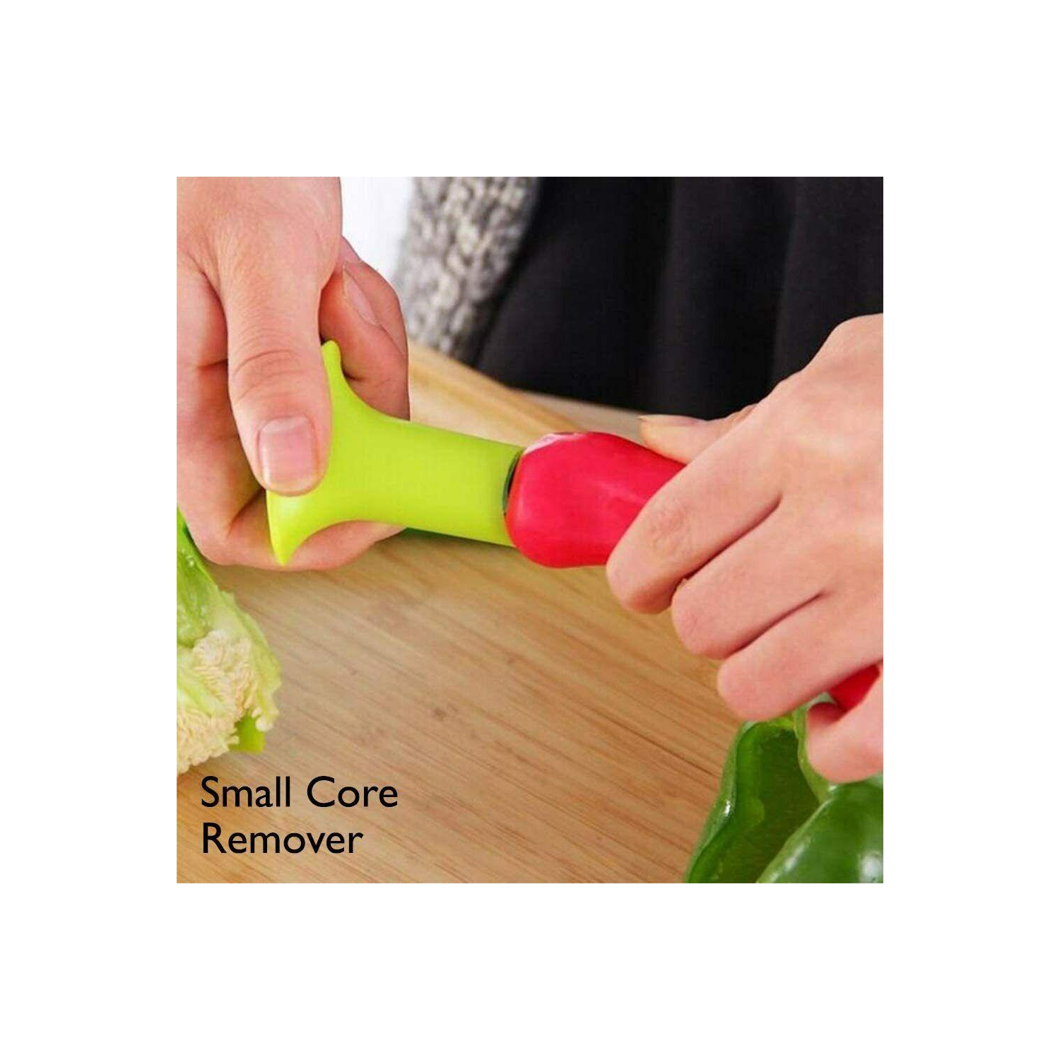 Pepper Corer Separator Twist Seed Bell for Jalapeno Pepper Chill Tomato Cucumber