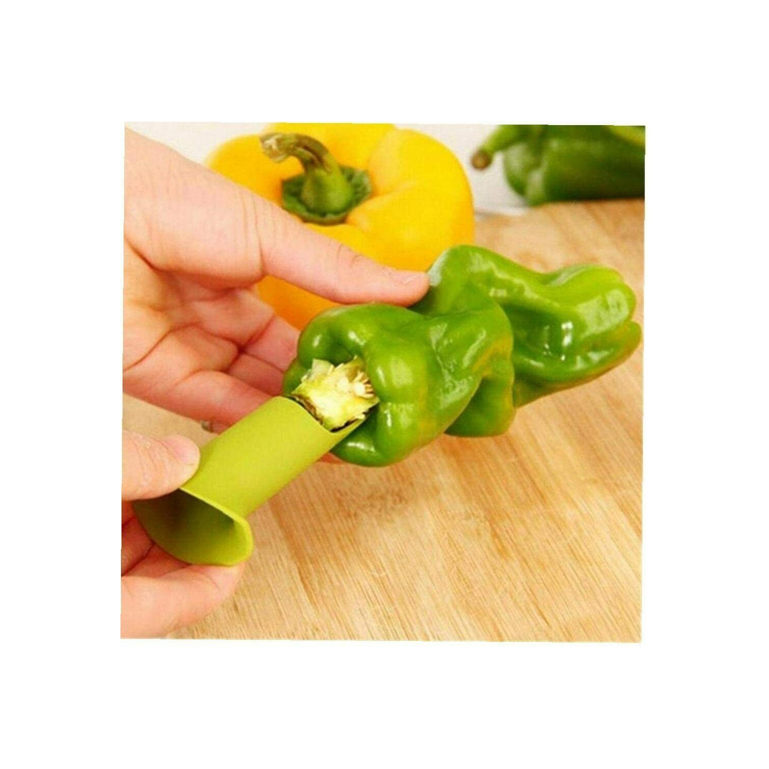 Pepper Corer Separator Twist Seed Bell for Jalapeno Pepper Chill Tomato Cucumber