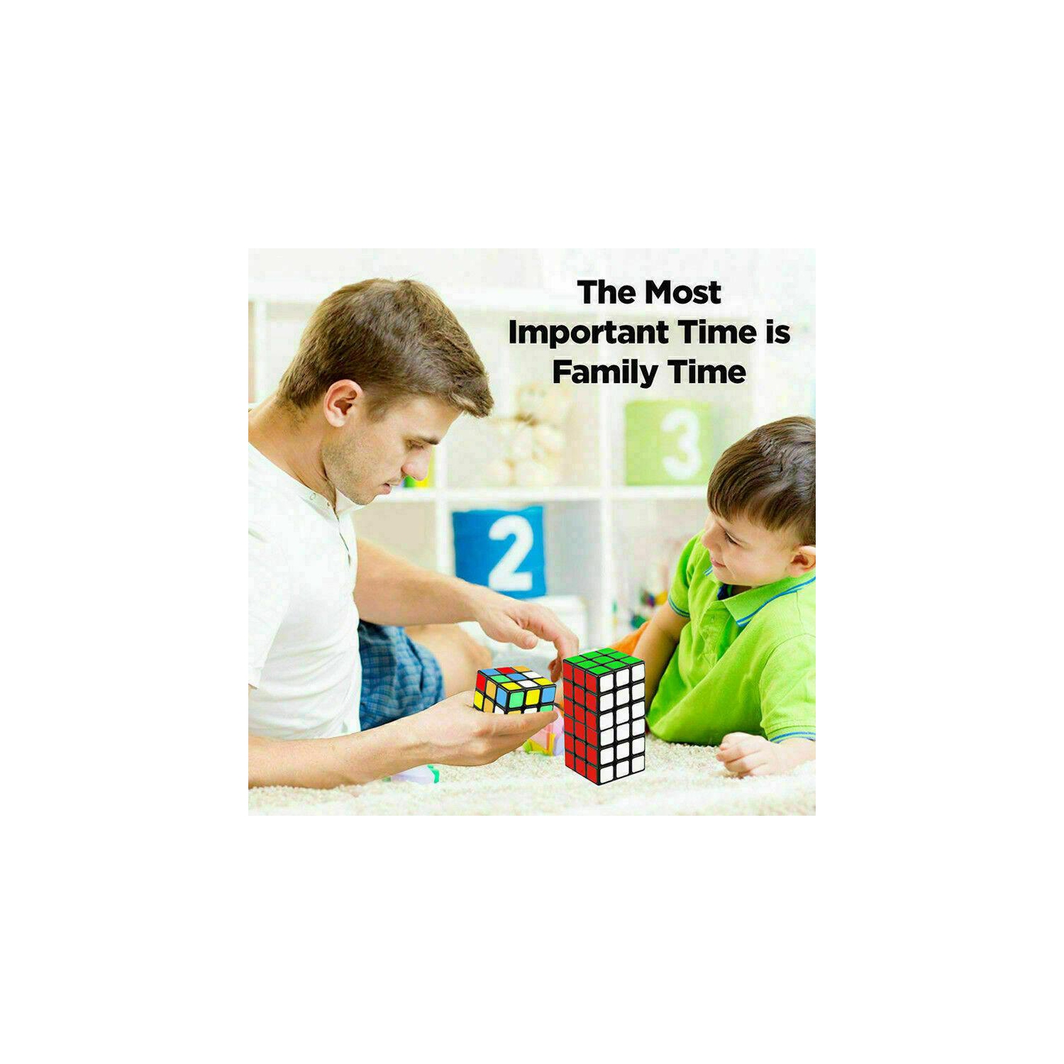 Magic Cube 3x3x3 Super Smooth Fast Speed Puzzle Pressure Reliever Toys for Kids