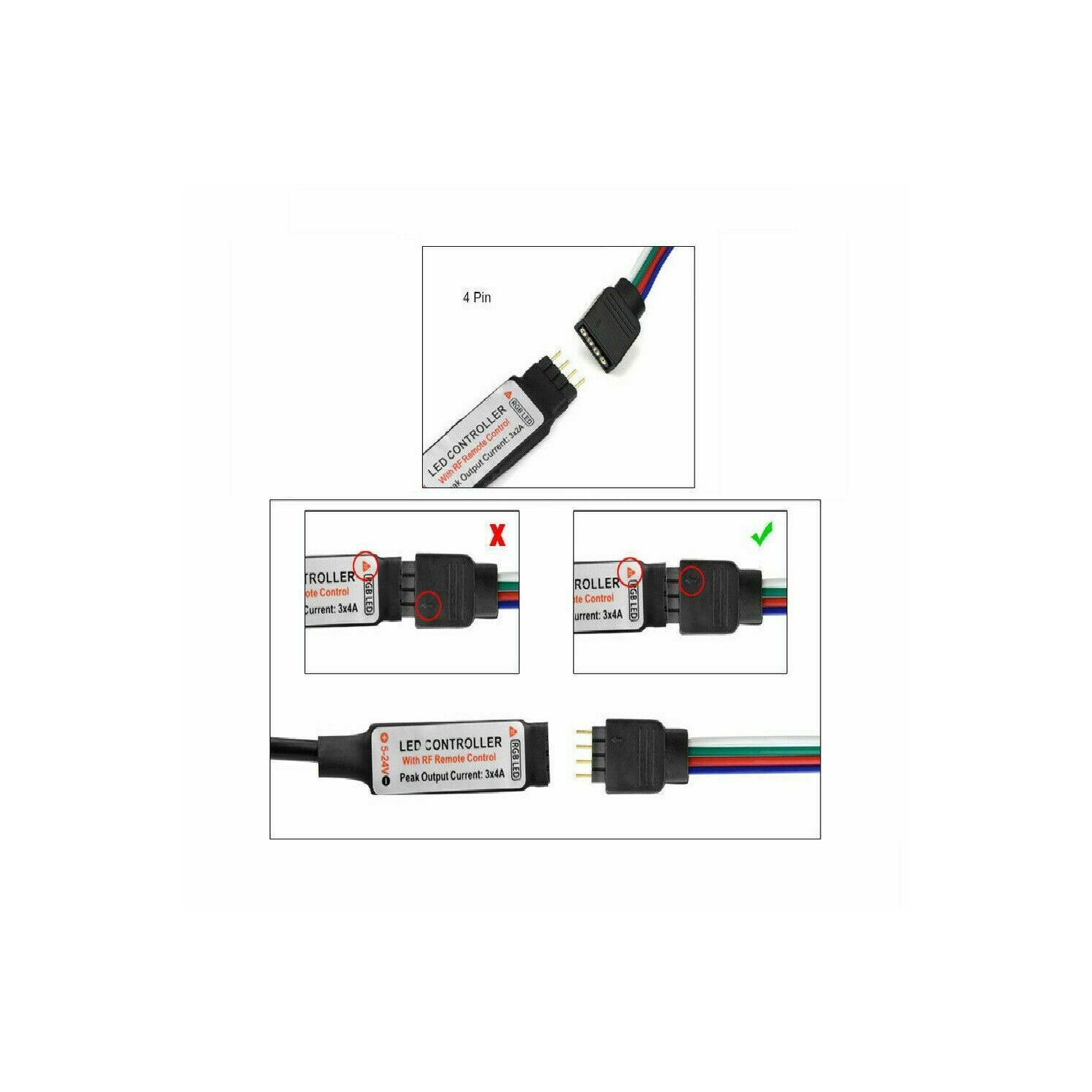 5V USB LED Light RGB 5050 60Led 3M Controller Led Strip Tape Lamp TV Backlight