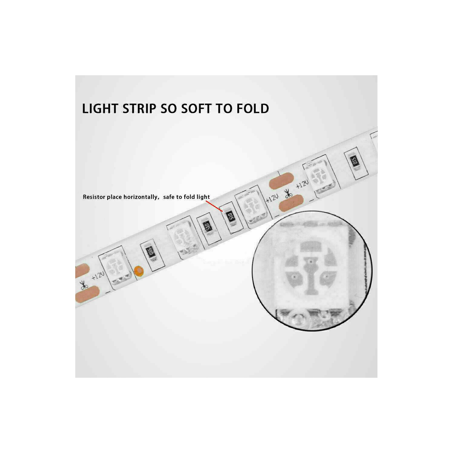 5050 LED Strips Light Waterproof IP65 DC12V Flexible 5M LED Ultra Bright Lights